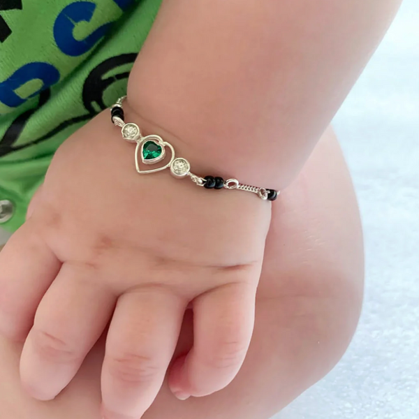 Silver Heart Bracelet for Kids