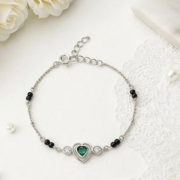 Silver Heart Bracelet for Kids